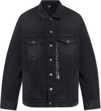 Balenciaga Oversized denim jack - Heren - Spijkerjassen - Zwart - S - Denim - Jassen
