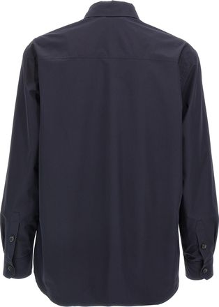 Brioni Mens Blue Silk Jacket Clothing