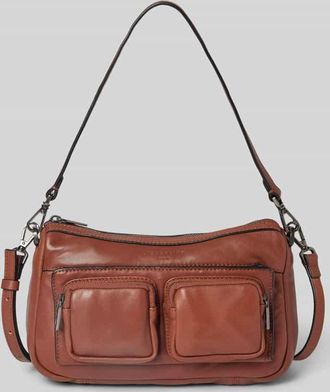 Liebeskind Umhängetasche aus Leder mit Logo-Detail Modell Maia in Cognac, Größe 1