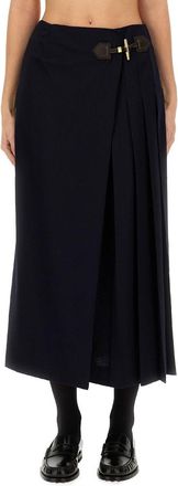 Moschino Midi Skirt With Toggle-Donna