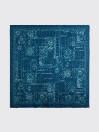 Momoni Nipponia Ethnic Print Silk Twill Square Scarf