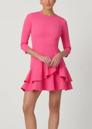 Shoshanna Nessa Crepe Dress in Rose at Nordstrom, Size 0
