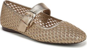 Naturalizer Cosmic Mary Jane Flat in Tan Gold/Light Champagne at Nordstrom, Size 6.5