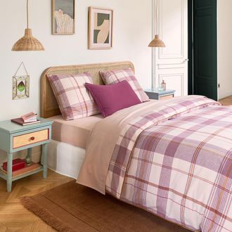 La Redoute Interieurs Dekbedovertrek in katoenen flanel, Dollon