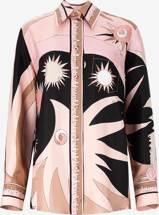 Pucci Weites Seidentwillhemd Stella