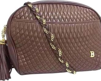 Bally Pre-owned Cross Body Bags, female, Brown, Size: ONE SIZE Pre-owned Leather Crossbody Bag