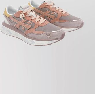 Premiata lauryn sneakers with contrast panel and metallic accent