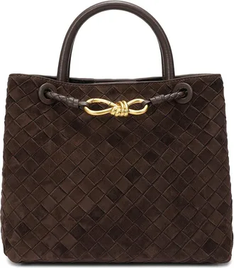 Tiffany & Fred Hand-Woven Suede Bag