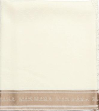 Max Mara Bruine Sjaal Madre Stijlvolle Mode - Dames - Sjaals - Bruin - ONE Size - Wol - Accessoires