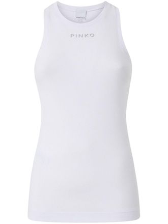 Pinko Tanktop met logo - Wit