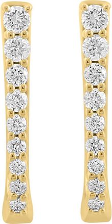 Effy 14K Yellow Gold Diamond U-Hoop Earrings in 14K Gold at Nordstrom
