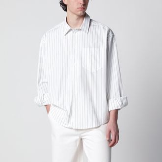Ami White striped Ami de Coeur shirt