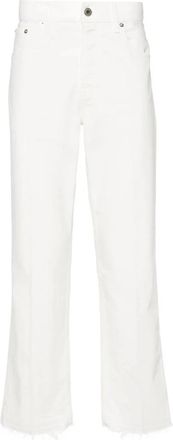 Lanvin Straight-leg Jeans - Heren - Regular Fit Jeans - Wit - W31 - Katoen - Jeans