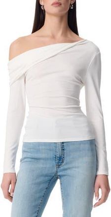 Robert Rodriguez Simonette Twisted One-Shoulder Long Sleeve Top in Snow White at Nordstrom Rack, Size X-Large