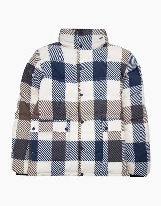 Aquascutum Mens Aquascutum Sp Puffer Jacket Jumbo Check 50 - Size: 42/Regular