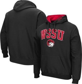 Colosseum Mens Colosseum Black Winston-Salem State Rams Arch & Logo 3.0 Pullover Hoodie at Nordstrom, Size Medium