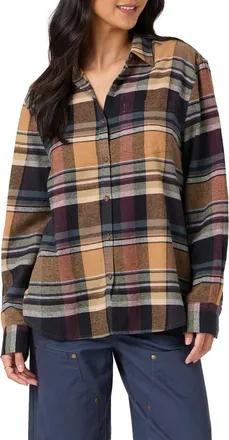 O'Neill Logan Plaid Flannel Shirt in Phantom at Nordstrom, Size Xx-Large