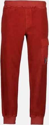 C.P. Company Mens Brushed Fleece Lens Sweatpants - Black - Size: 33/32/32