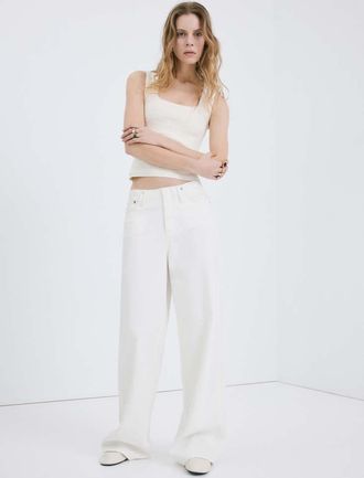 Mango Top maglia texture grezzo - Donna - S - MANGO