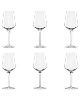 10 Strawberry Street Set of 6 Breckenridge Glassware: White Wine Glass
