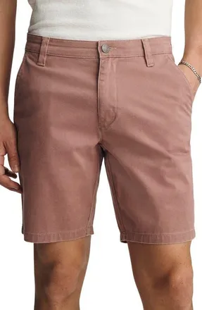 Mavi Noah Flat Front Stretch Twill Shorts in Rose Vintage Colored at Nordstrom, Size 38