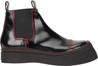 Philosophy di Lorenzo Serafini Platform Enkellaars - Dames - Chelseaboots - Zwart - 39 EU - Leer - Schoenen