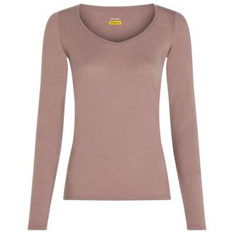 Icebreaker Siren L/S Sweetheart Merinounterw&auml;sche f&uuml;r Damen | braun