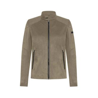 Roberto Ricci Design Light Jackets, female, Brown, Size: S Nabucco Biker Jacket