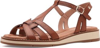 Pikolinos Roquetas W9B Womens Flat Shoes Brandy : EU 41 (US Womens 10-10.5) B - Medium, Leather/Synthetic