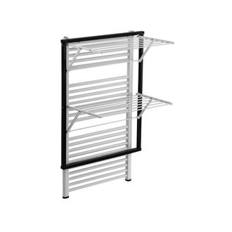 Arredamenti Italia KLAUS thermo-rail clothesline, black