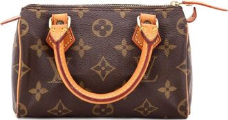 Louis Vuitton Speedy Mini HL Handbag Monogram Canvas satchel - Bruin