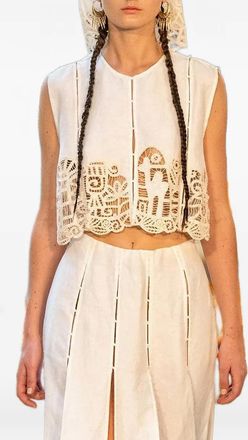 Alemais Top Rosemary - Bianco