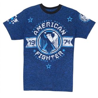 American Fighter Mens Training Division Tee In Navy
