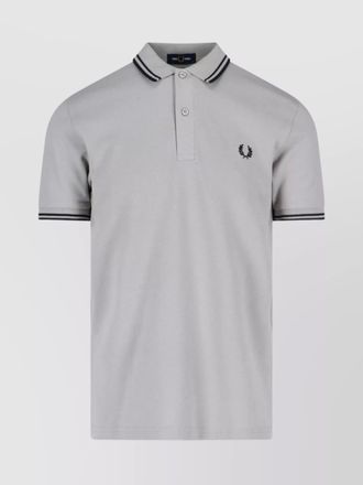 Comme Des Gar&ccedil;ons polo collar graphic print short sleeves