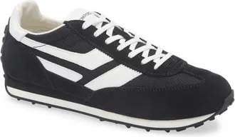 Tom Ford Mick Mixed Media Sneaker in 3Nn01 Black/Black at Nordstrom, Size 13Us