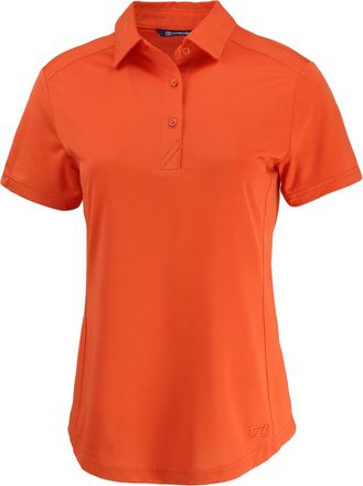 Cutter & Buck Prospect Textured Stretch Womens Short Sleeve Polo Shirt
