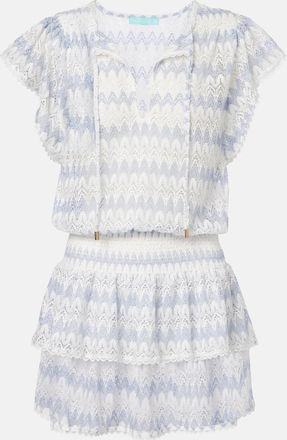 Melissa Odabash Remi tiered minidress