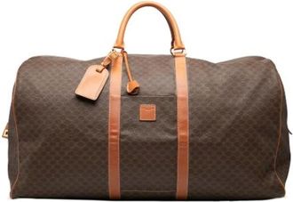 Celine Vintage, unisex, Bruin, ONE Size, Pre-owned Fabric Weekendtas