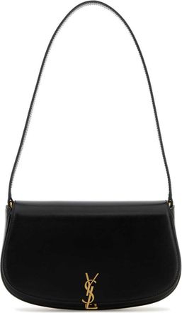 Saint Laurent Black Demi Lune Shoulder Bag