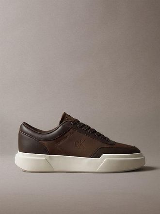 Calvin Klein Zapatillas Chunky De Piel Resistentes Y Con Buena Tracci&oacute;n