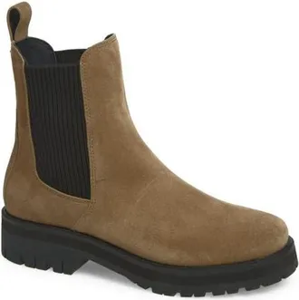 Rag & Bone Corey Lug Sole Chelsea Boot in Camel Suede at Nordstrom, Size 37.5