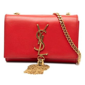 Saint Laurent Pre-owned Saint Laurent Small Smooth Calfskin Monogram Kate Tassel Crossbody Ladies G41O437LFLULKMGC