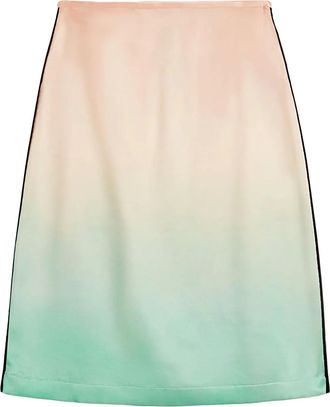 Jil Sander Gonna con effetto sfumato - Rosa