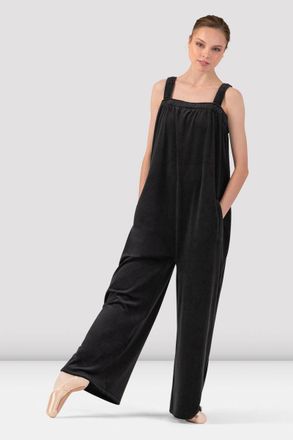 Bloch Ladies Isabella Velvet Jumpsuit, Dusty Lavender