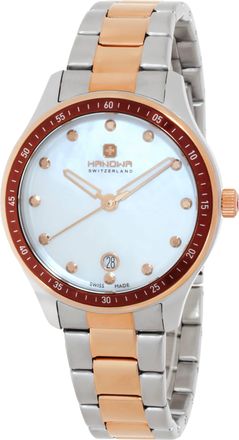 Hanowa Ajoie Quartz White Mother of Pearl Dial Ladies Watch HAWLH2200360