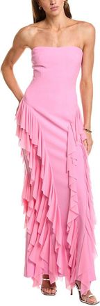 Elliatt Amelina Strapless Ruffle Gown