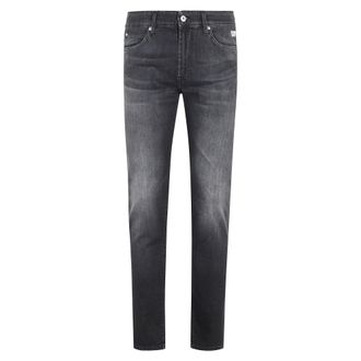 Roy Rogers Jeans, Heren, Zwart, W34, Denim, Zwarte Denim Zachte Elastische Jeans