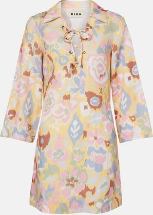 Rixo Lucien printed minidress