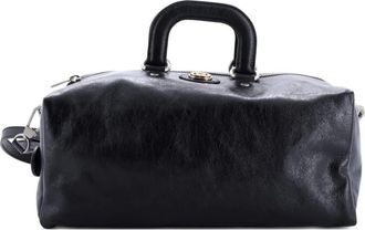 Gucci Morpheus Convertible Glazed Leather Medium backpack - Nero