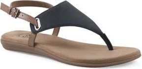 White Mountain Lifted Slingback Sandal in Navy /Smooth at Nordstrom Rack, Size 8.5
